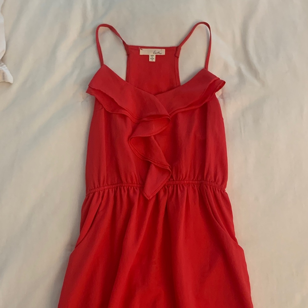 Lush vibrant red dress